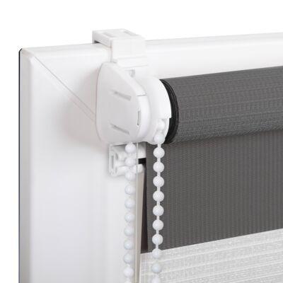 Mini roleta D/N Clear 46 x 140 cm stal