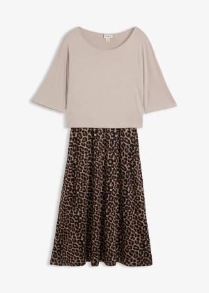 Sukienka T-shirtowa z czystej bawełny