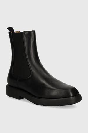 Emporio Armani botki skórzane