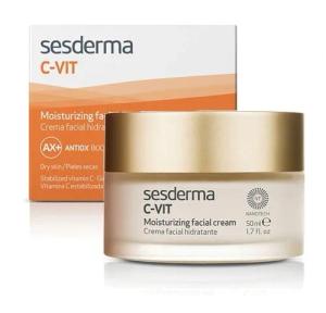 Sesderma C-VIT Krem Nawilżający Do Twarzy 50 ml Z Witaminą C Rozświetlający