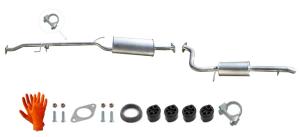FORD MAVERICK 2.0 16V 91kW (OD 2001r.) TŁUMIK ŚRODKOWY KOŃCOWY