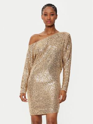 Marciano Guess Sukienka koktajlowa 5RGK69 6166A Złoty Bodycon Fit