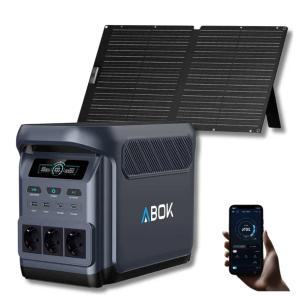 Przenośna stacja zasialania z panelem Allpowers 100W ABOK Elux 1 1024Wh UPS