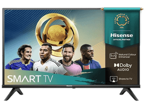 Telewizor LED HISENSE 32A4Q 32" HD VIDAA Smart OS Natural Colour Enhancer Czarny