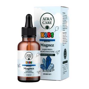 Aura Care MAGNEZ KIDS Na koncentrację dla dzieci Szybka wchłanialność 50ml