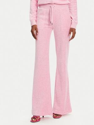Juicy Couture Spodnie dresowe Layla JCSEBJ001 Różowy Flared Leg