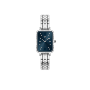 Daniel Wellington DW Watch Quadro Lumine Bezel 5-Link Arctic Silver 20x26mm