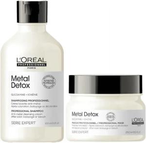 Loreal Metal Detox szampon 300ml + maska 250ml ochrona koloru zestaw