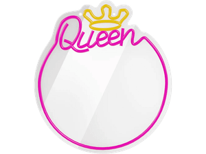 Kolorowy neon LED z lustrem FOREVER TF1 Queen