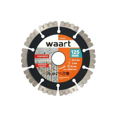 Tarcza diamentowa 125 x 2,0 x 22,23 mm wysokość segmentu 10 mm typ ostrza KU Jufisto