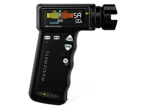 Automatyczny stroik tuner gitarowy i nawijarka 2w1 MUSIC MATE MM-AG100 AutoTuneX Czarny