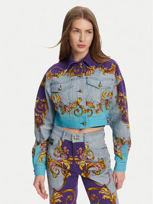 Versace Jeans Couture Kurtka jeansowa 78HAS4P0 Kolorowy Relaxed Fit
