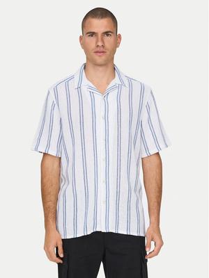 Only & Sons Koszula 22025659 Biały Regular Fit