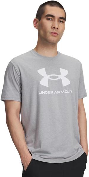 Męska koszulka Under Armour UA SPORTSTYLE LOGO UPDATE SS-GRY szary (L)