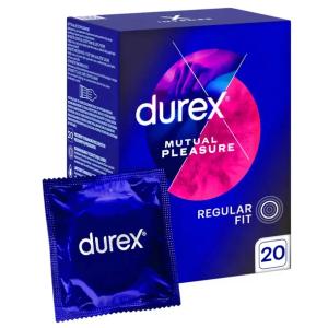Durex Mutual Pleasure prezerwatywy z wypustkami opóźniające wytrysk 20 szt.