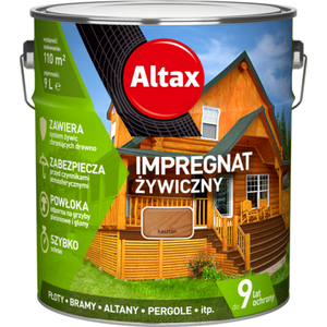 Impregnat żywiczny 9 l kasztan Altax