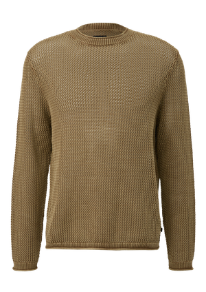 Sprany sweter z dzianiny z teksturowanym wzorem