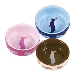 Trixie Miska ceramiczna z motywem gryzoni, różne kolory 250 ml