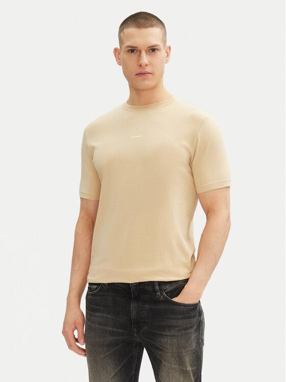KARL LAGERFELD T-Shirt 755030 552235 Beżowy Regular Fit