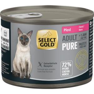 SELECT GOLD Pure Adult Pasztet Konina 24x200 g