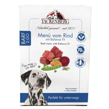 Tackenberg Barf 2 Go, Dorosły, Menu z wołowiną Balance Fit 500 g
