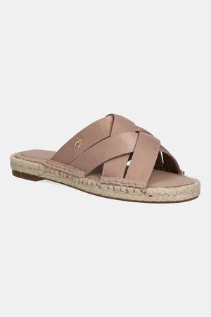 Tommy Hilfiger klapki SATIN ESPADRILLE MULE