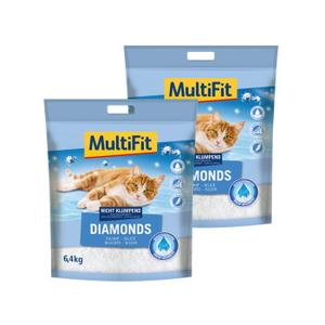 MultiFit Diamonds żwirek dla kota 2x15 l
