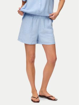 Vero Moda Szorty materiałowe Melaney 10325868 Niebieski Loose Fit