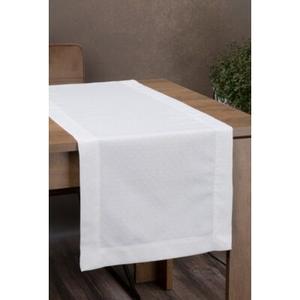 Bieżnik dekoracyjny ELLEN 40 x 140 cm biały