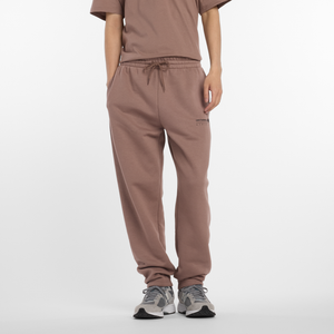 Spodnie męskie New Balance MP53508EAS – brązowe