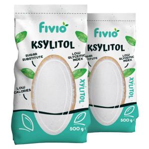 KSYLITOL XYLITOL NATURALNY CUKIER 1KG 1000G CZYSTY FIVIO