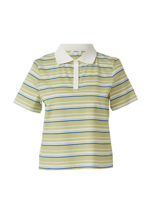 Skrócona koszulka polo o kroju slim fit