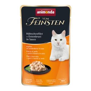 animonda Vom Feinsten mokra karma dla kota, Adult 18x50g z filetem z kurczaka i piersią kaczki
