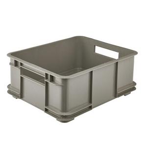 Pojemik Bruno Eco-Line Euro-Box L 43 x 35 x 17,5 cm 20,5 l szary