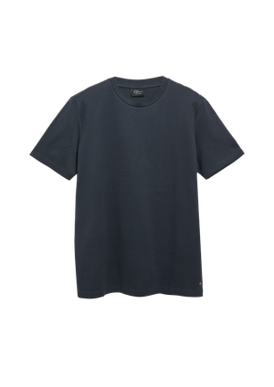 T-shirt z merceryzowanej bawełny żakardowej