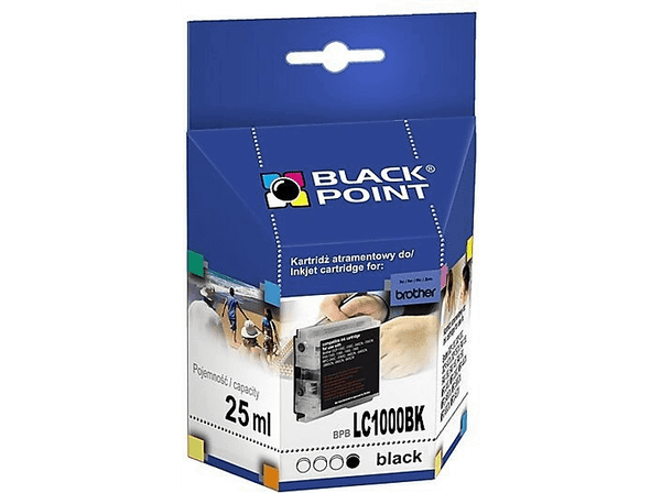 Tusz BLACK POINT BPBLC1000BK Zamiennik Brother LC1000 Bk
