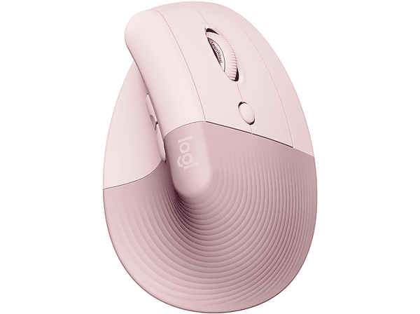 Mysz bezprzewodowa, pionowa LOGITECH Lift Różowy 910-006478