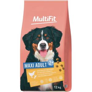 MultiFit sucha karma dla psa dorosłego, Maxi, z drobiem i marchewką 12 kg