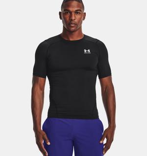 UNDER ARMOUR koszulka treningowa męska t-shirt HG Armour Comp SS czarna (M)