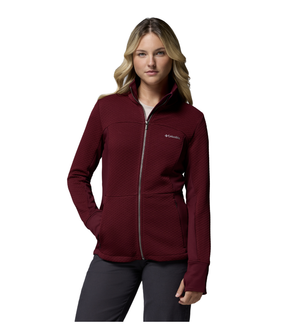 COLUMBIA bluza damska na zamek Roffe Ridge III różowy (S)