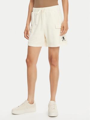 Champion Szorty sportowe 118024 Écru Standard Fit