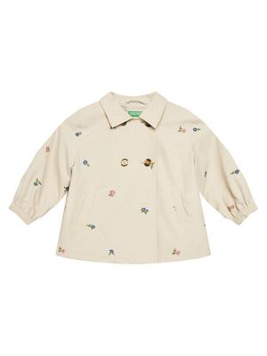 United Colors Of Benetton Płaszcz przejściowy 253WGN03T Beżowy Regular Fit