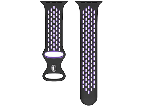 Pasek BELINE New Sport Silicone do Apple Watch 38/40/41mm Czarno-fioletowy