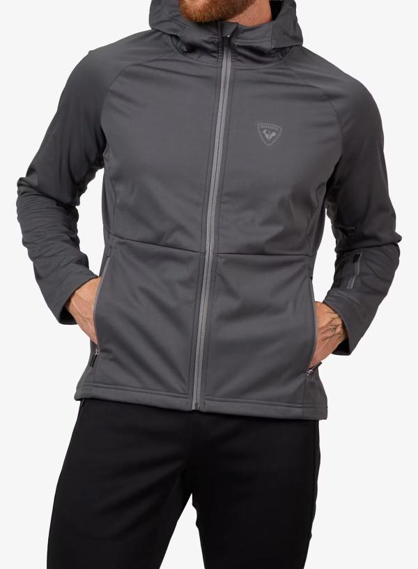 ROSSIGNOL KURTKA softshell MĘSKA GENETYS HOOD JKT szara (M)