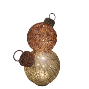 Figura ozdobna ruchoma - bombki LED 38 cm