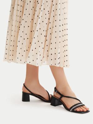 Nine West Sandały EO-LS505187-13 Czarny