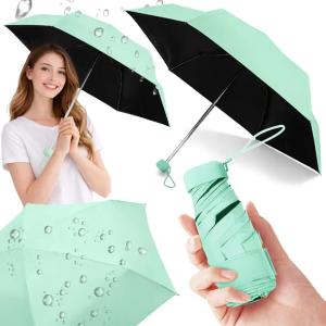SKŁADANY PARASOL MINI MANUALNY KIESZONKOWY KOMPAKTOWY MAŁY + ETUI SLIM 16CM