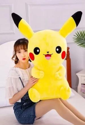 DUŻY POKEMON PIKACHU PIKACZU PRZYTULANKA PLUSZOWA PLUSZAK MIŚ MISIEK 50cm