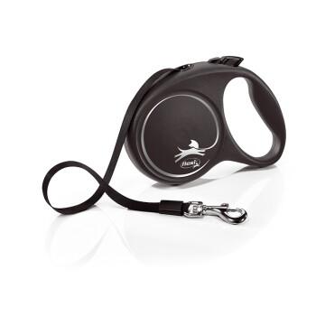 Flexi Black Design Taśma czarny L, 5 m, 50 kg