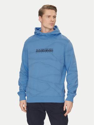 Napapijri Bluza Cellini NP0A4ILR Niebieski Relaxed Fit